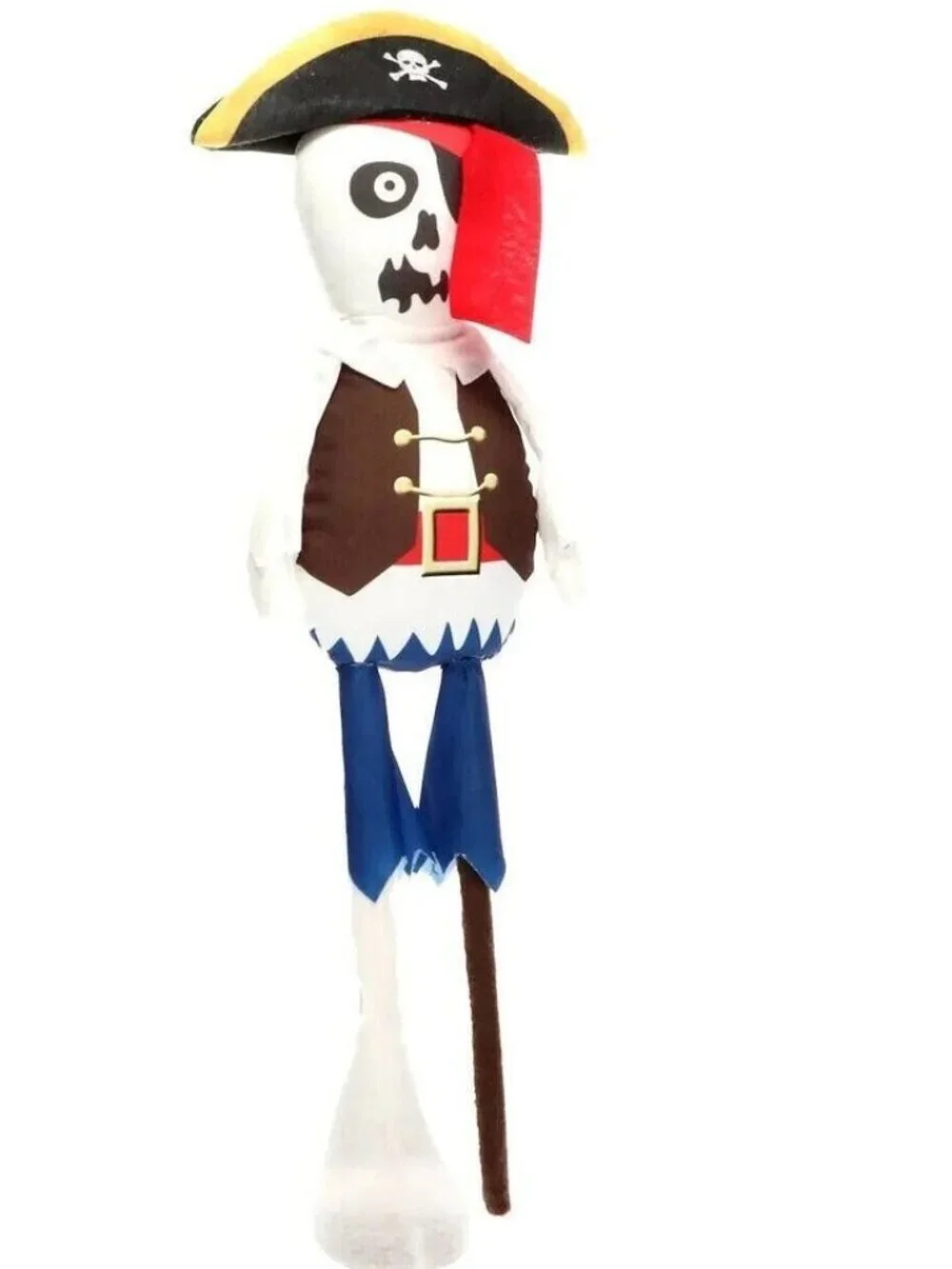 Halloween Standing  Icon Character Pirate And Skeleton 24” Set Of 2 new